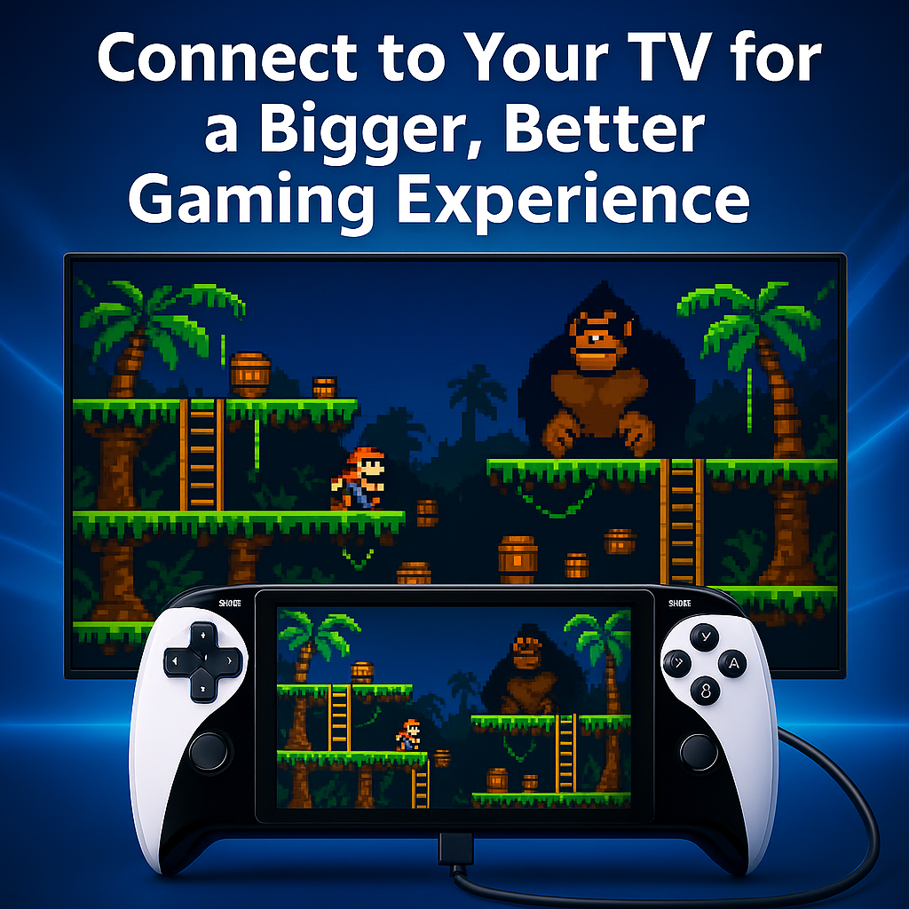 Portable Retro Gaming Console PRO — 1,000+ Classic Games Included