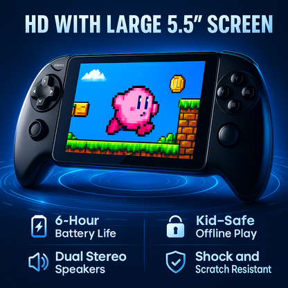 Portable Retro Gaming Console PRO — 1,000+ Classic Games Included